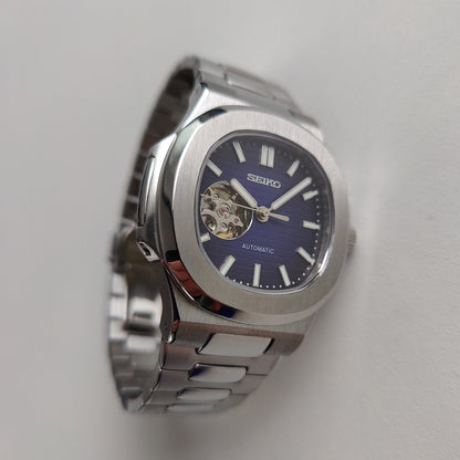 NAUTILO | BLUE DIAL OPEN HEART