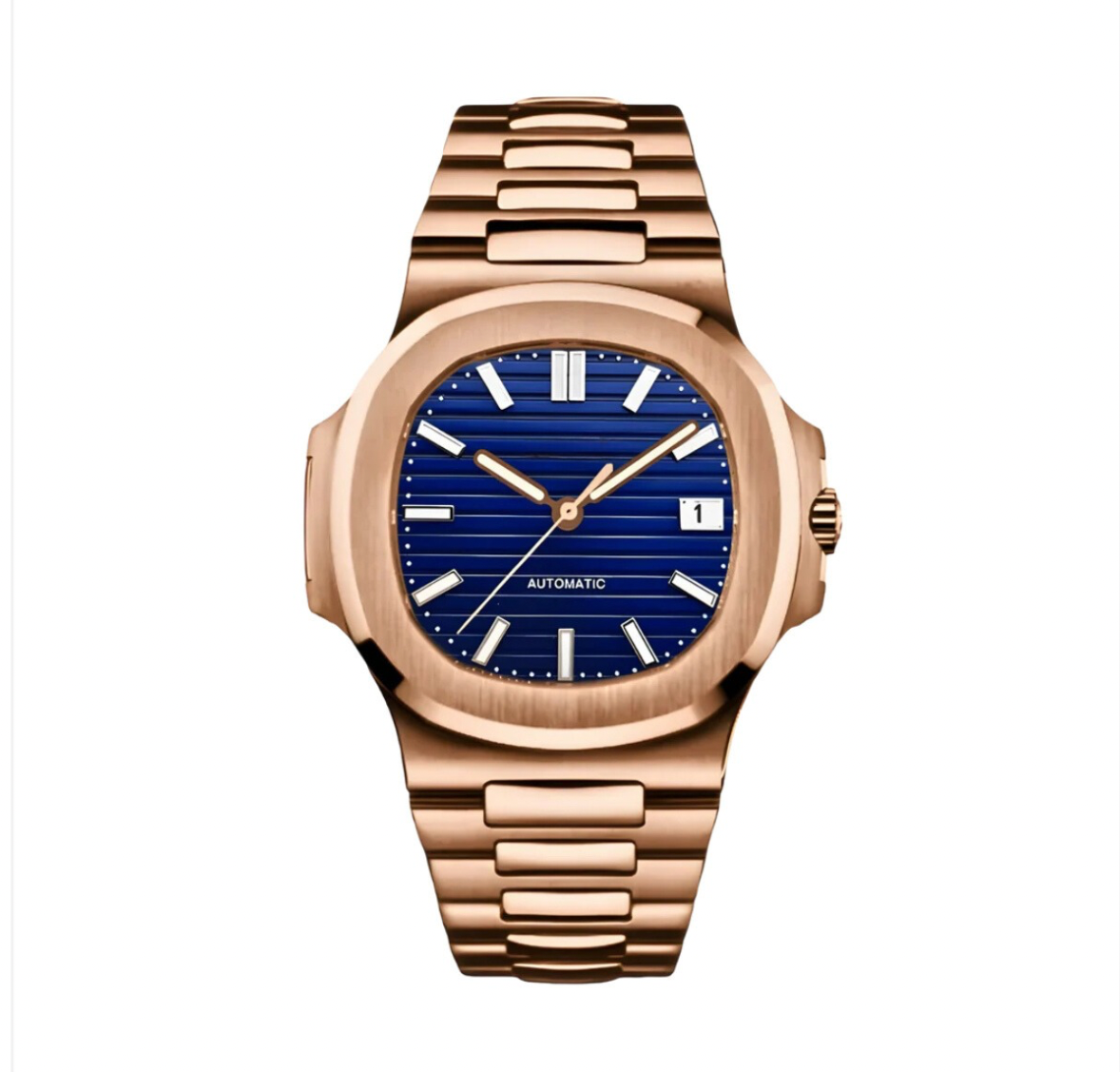 NAUTILO | ROSE GOLD  BLUE DIAL