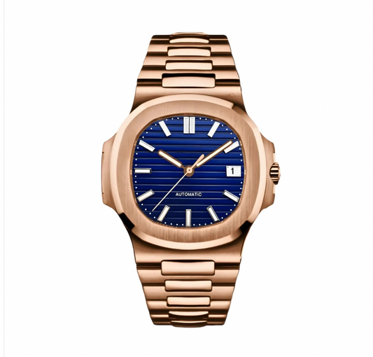 NAUTILO | ROSE GOLD  BLUE DIAL