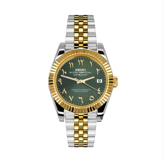 SEIKOJUST | MOD GREEN TWO TONE