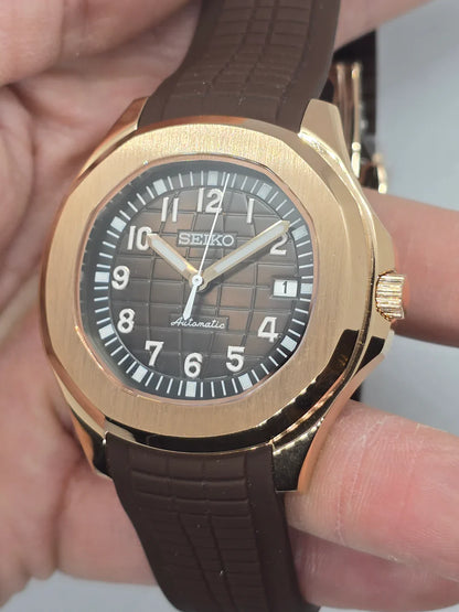 SEIKNAUT | MOD ROSE GOLD BROWN