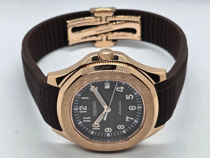 SEIKNAUT | MOD ROSE GOLD BROWN