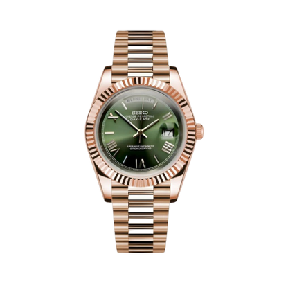 SEIKDATE | MOD ROMAN GREEN DIAL