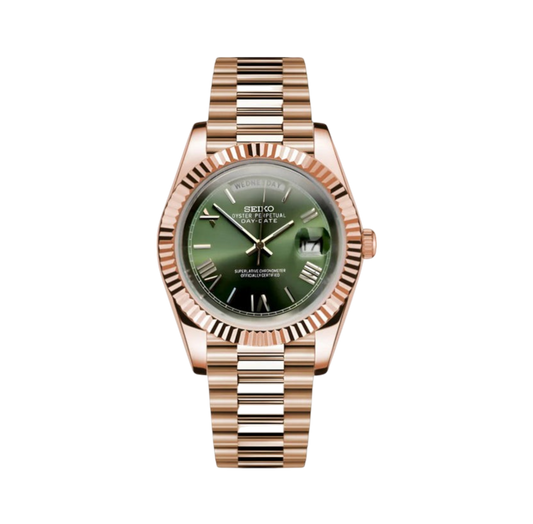 SEIKDATE | MOD ROMAN GREEN DIAL