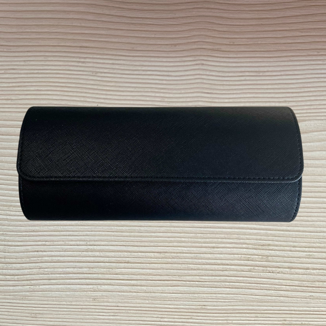 3 PIECE WATCH TRAVEL CASE SET BLACK