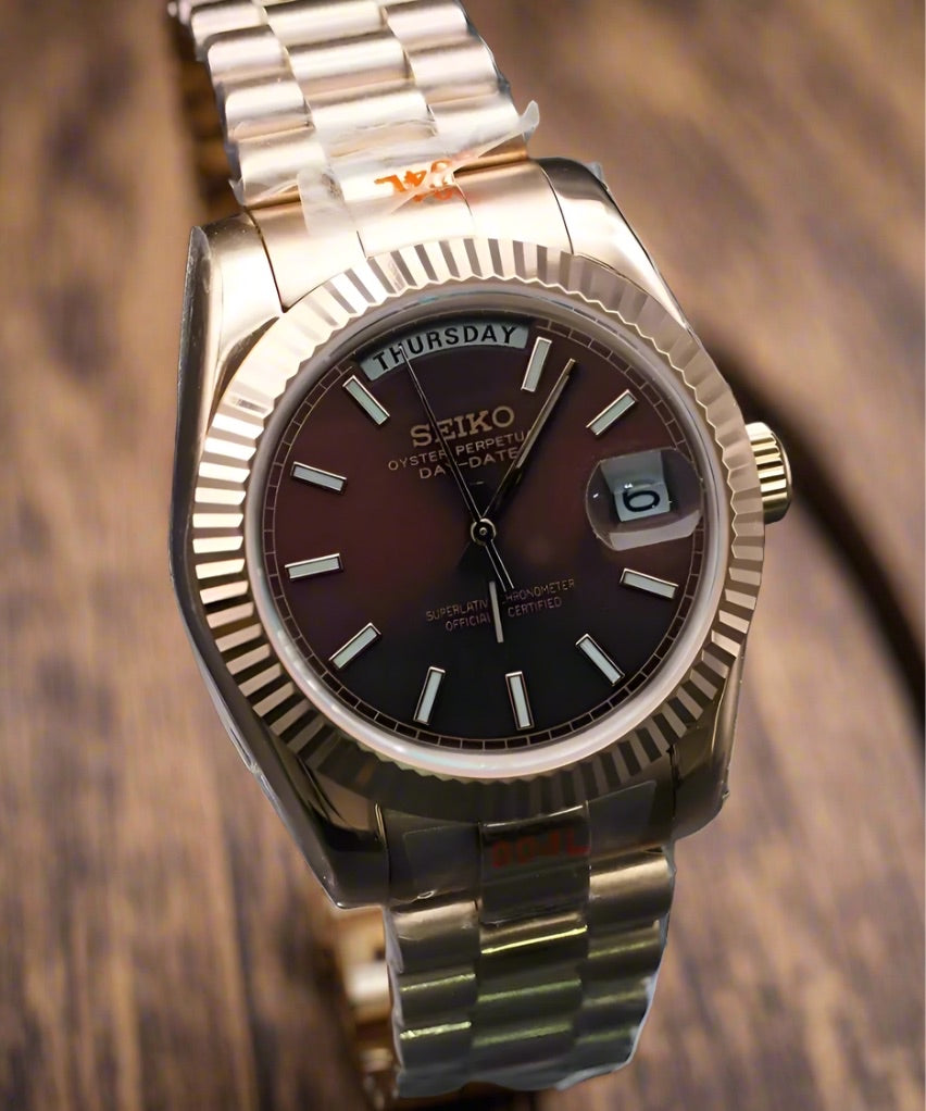 SEIKDATE | MOD BROWN DIAL